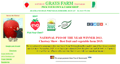 Desktop Screenshot of graysfarm.co.uk